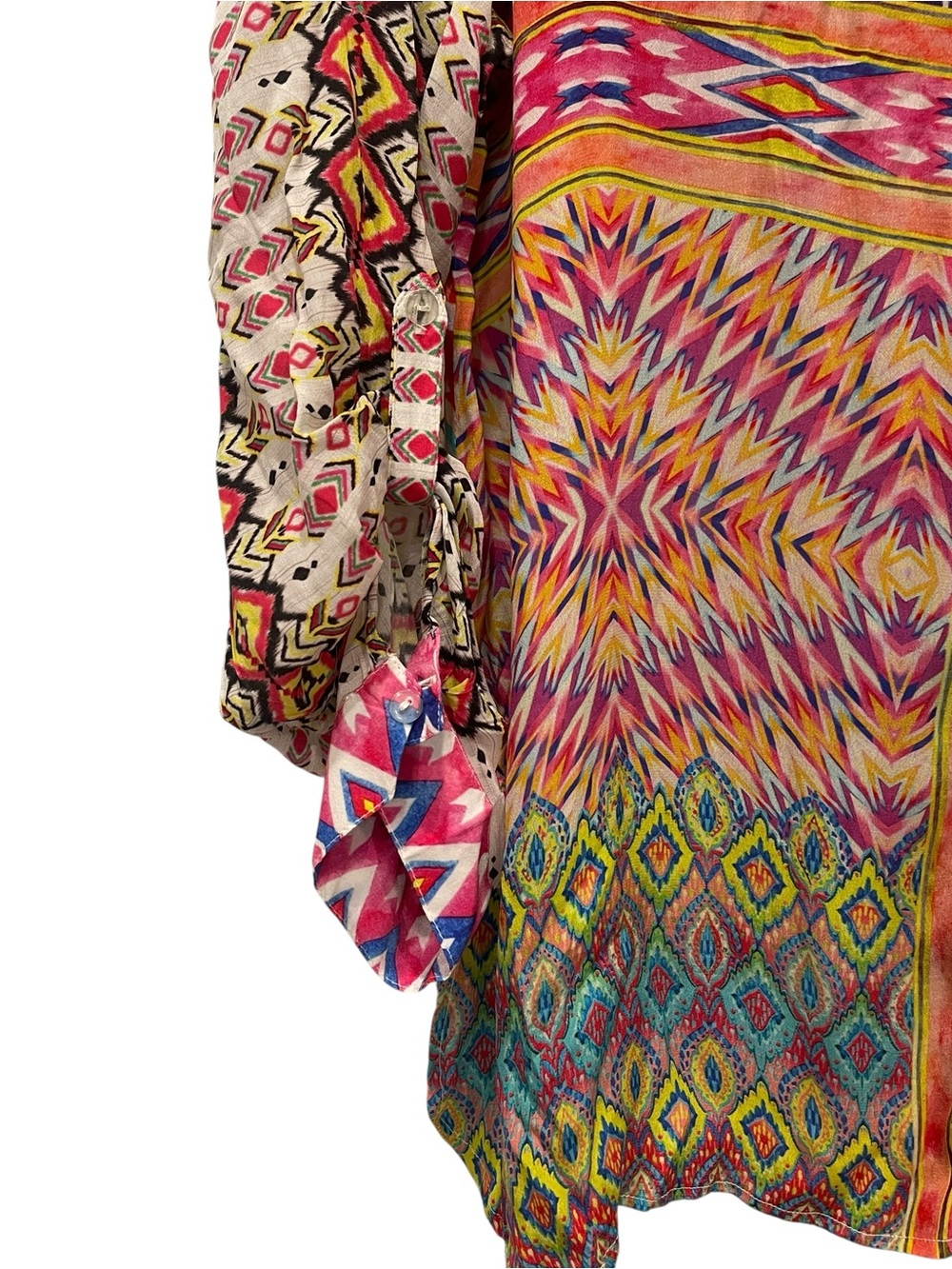 Shana Woman button-up Silk shirt Size:L - Picture 4 of 11